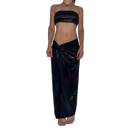 Wet Look Slinky Set