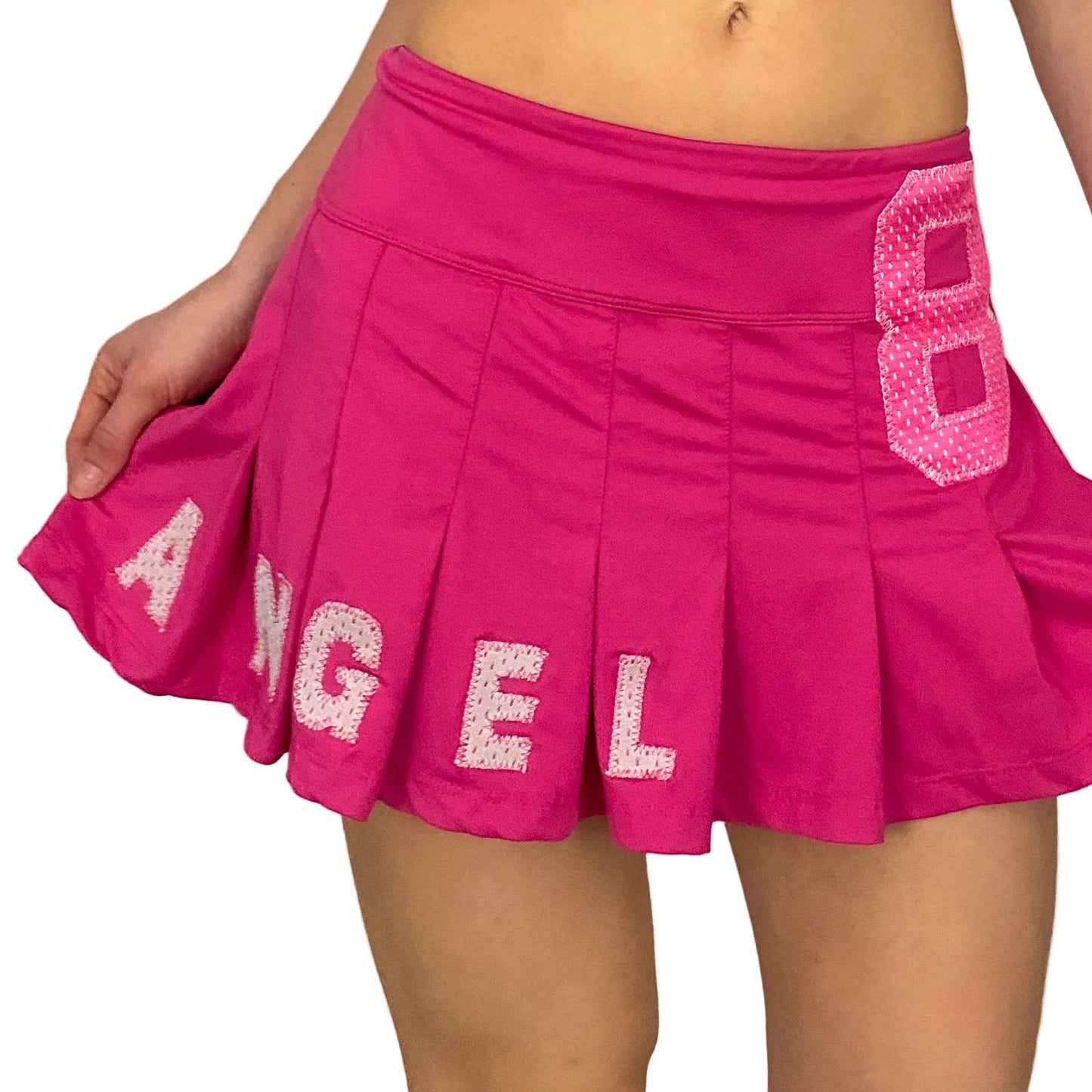 #8 Pink Pleated Mini Skort