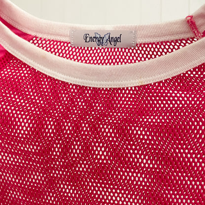 #88 Layered Mesh Long Sleeve Top