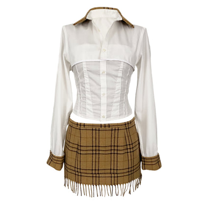 Plaid Ambition Set