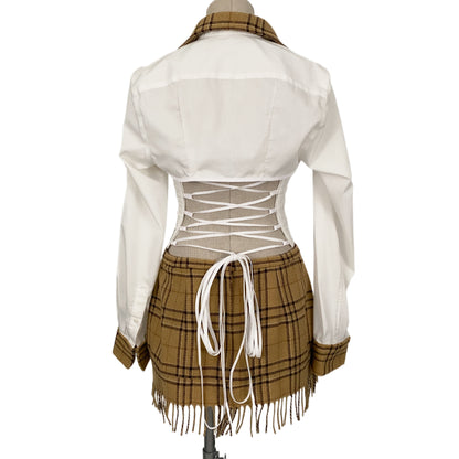 Plaid Ambition Set